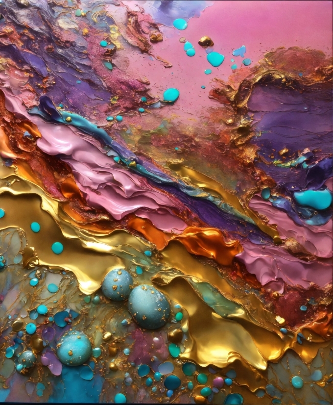 Liquid, Purple, Organism, Water, Paint, Art
