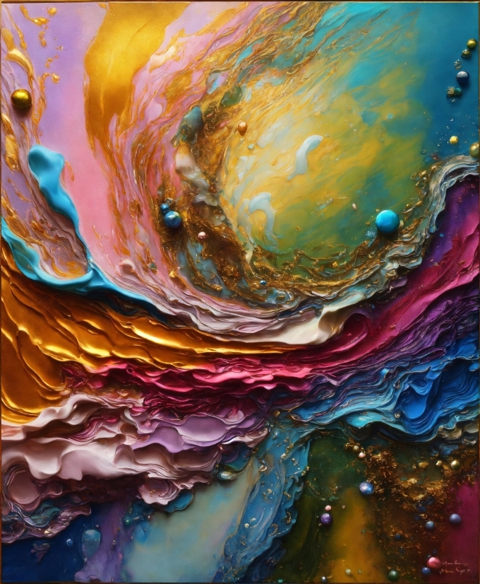 Liquid, Water, Art Paint, Body Of Water, Paint, Painting