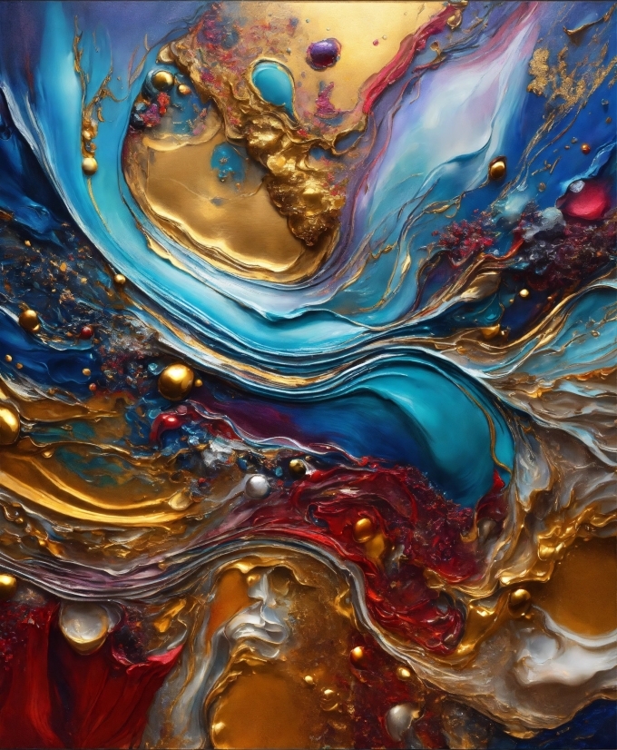 Liquid, Water, Fluid, Art, Art Paint, Painting