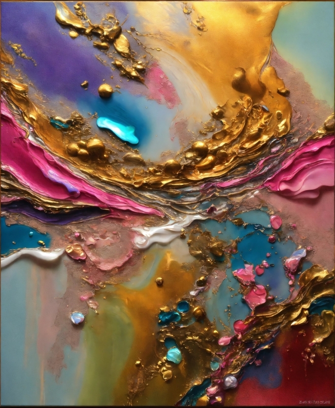Liquid, Water, Fluid, Paint, Purple, Painting
