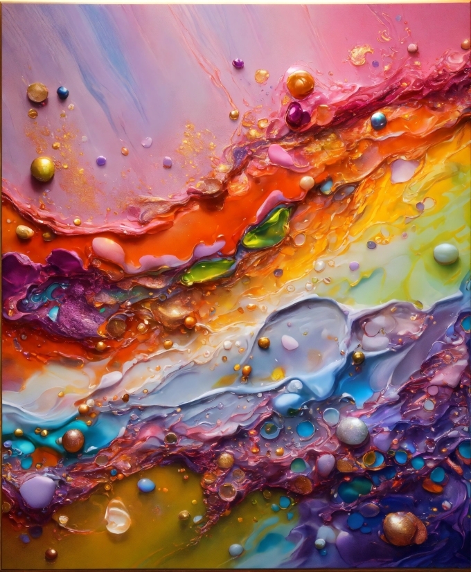 Liquid, Water, Paint, Purple, Fluid, Art