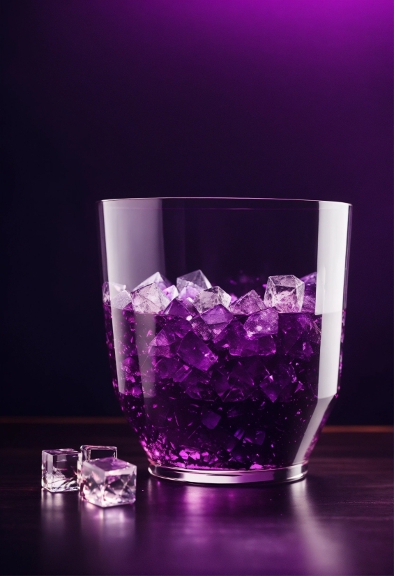 Liquid, Water, Tableware, Drinkware, Purple, Highball Glass
