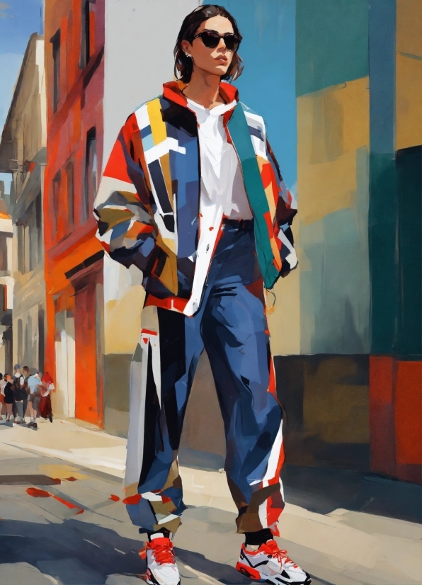 London Stock Video, Hairstyle, White, Sunglasses, Fashion, Orange