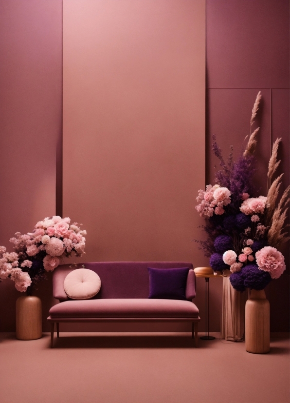 Long Video Copyright Free, Flower, Plant, Purple, Vase, Wood