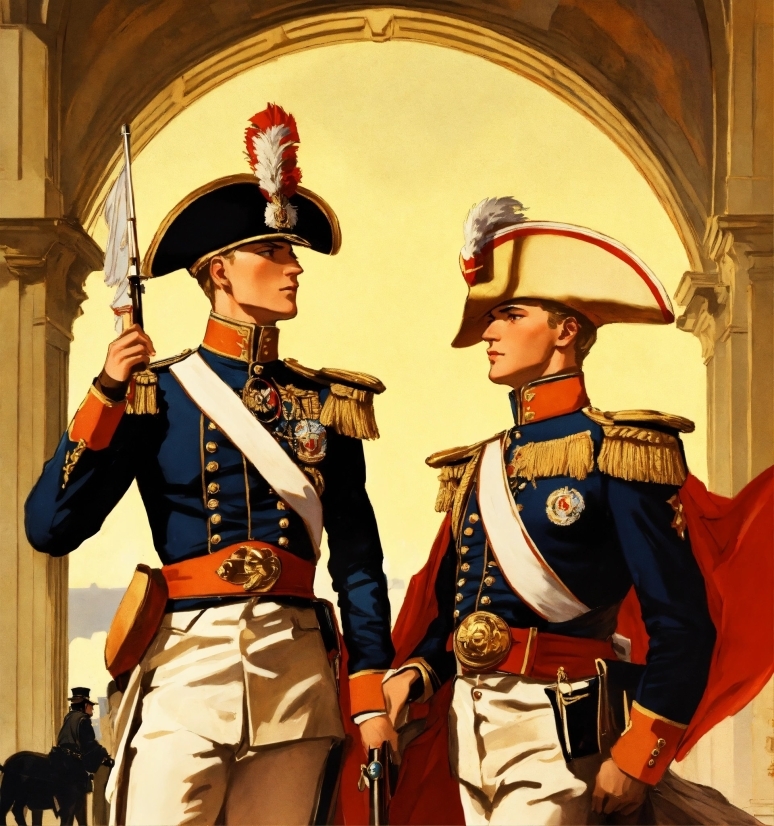 Military Uniform, Military Person, Hat, Gesture, Soldier, Headgear