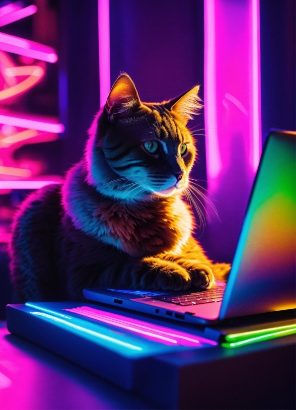 News Anchor Stock Footage Free, Cat, Light, Purple, Window, Felidae