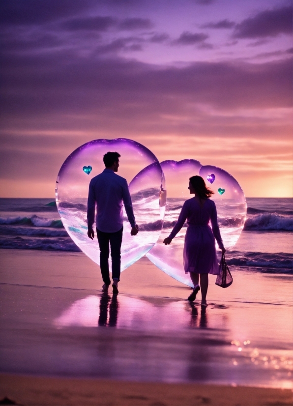 No Copyright Tiktok Music, Water, Cloud, Sky, People In Nature, People On Beach