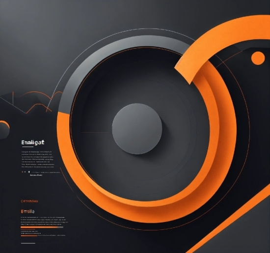Orange, Font, Line, Circle, Technology, Graphics