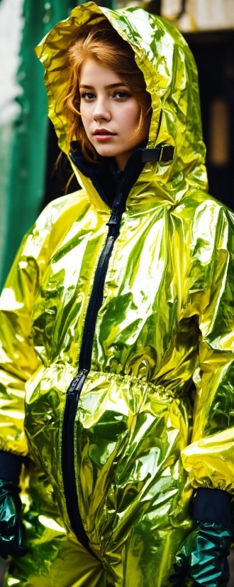Outerwear, Light, Green, Workwear, Black, High-visibility Clothing