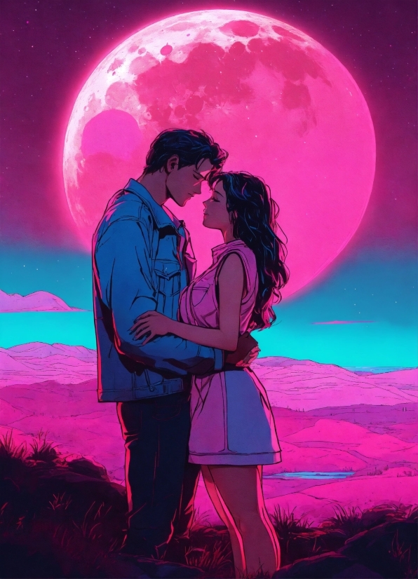 People In Nature, Nature, Flash Photography, Kiss, Purple, Lighting