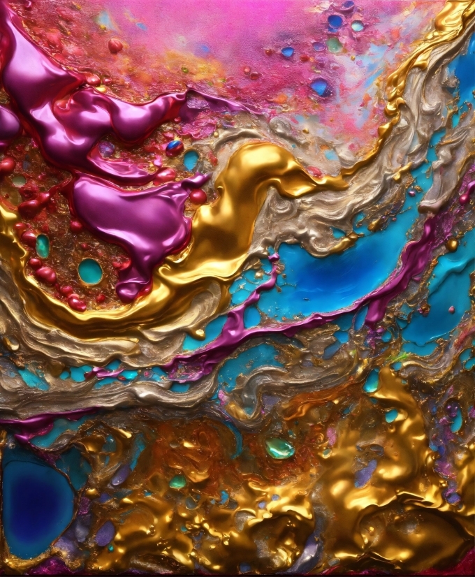 Pinnacle Studio 24, Liquid, Fluid, Purple, Organism, Art