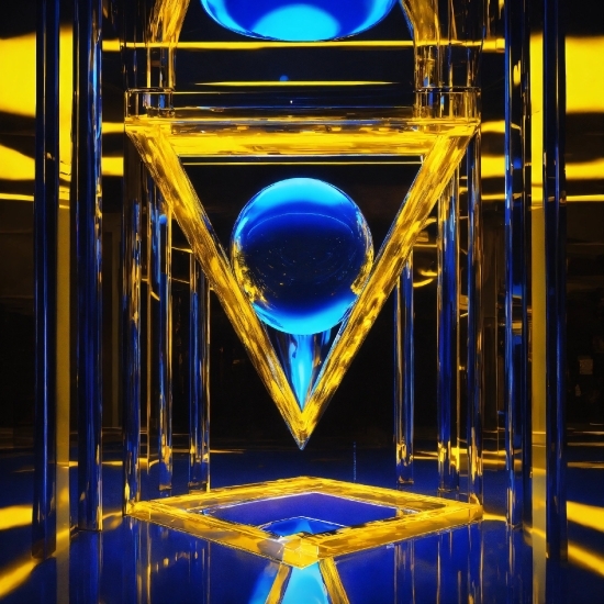Pinnacle Studio 26, Blue, Light, Architecture, Symmetry, Landmark