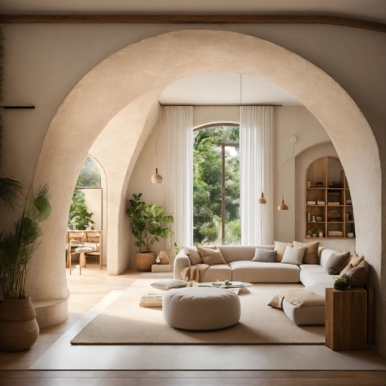 Plant, Building, Couch, Comfort, Interior Design, Houseplant
