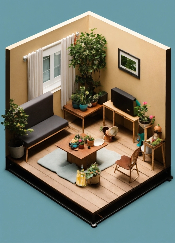 Plant, Building, Houseplant, Window, Interior Design, Flower