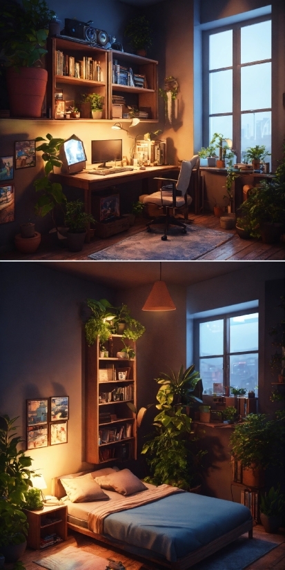 Plant, Building, Picture Frame, Furniture, Property, Window