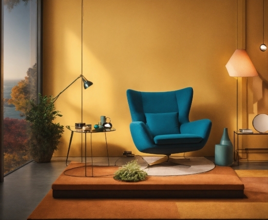 Plant, Furniture, Comfort, Lighting, Interior Design, Lamp
