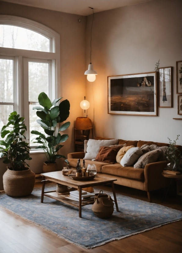 Plant, Furniture, Property, Table, Picture Frame, Couch