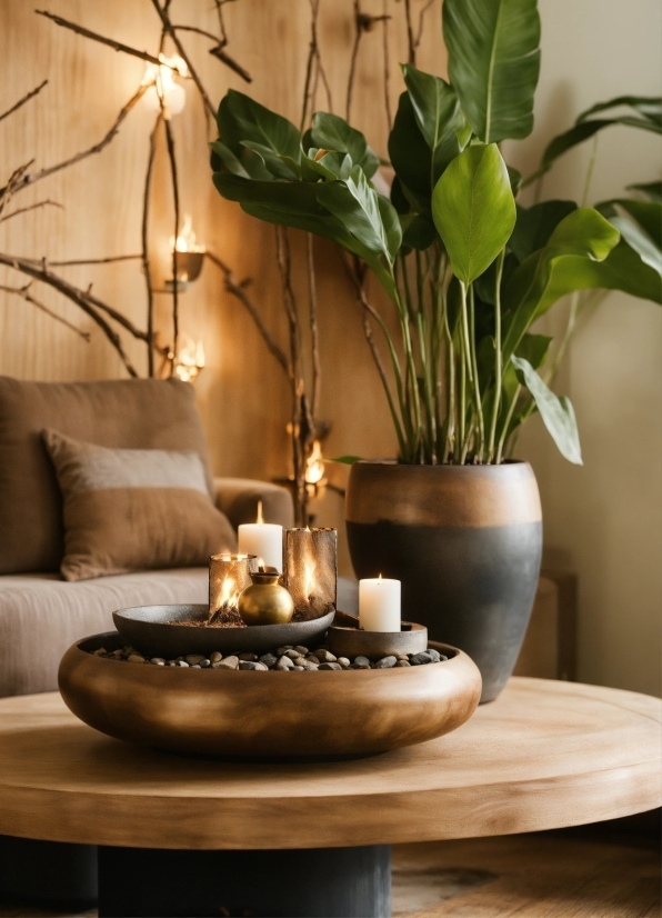 Plant, Furniture, Table, Comfort, Houseplant, Flowerpot