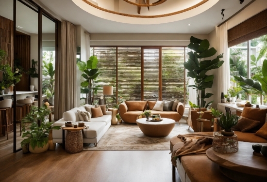 Plant, Furniture, Table, Houseplant, Window, Interior Design