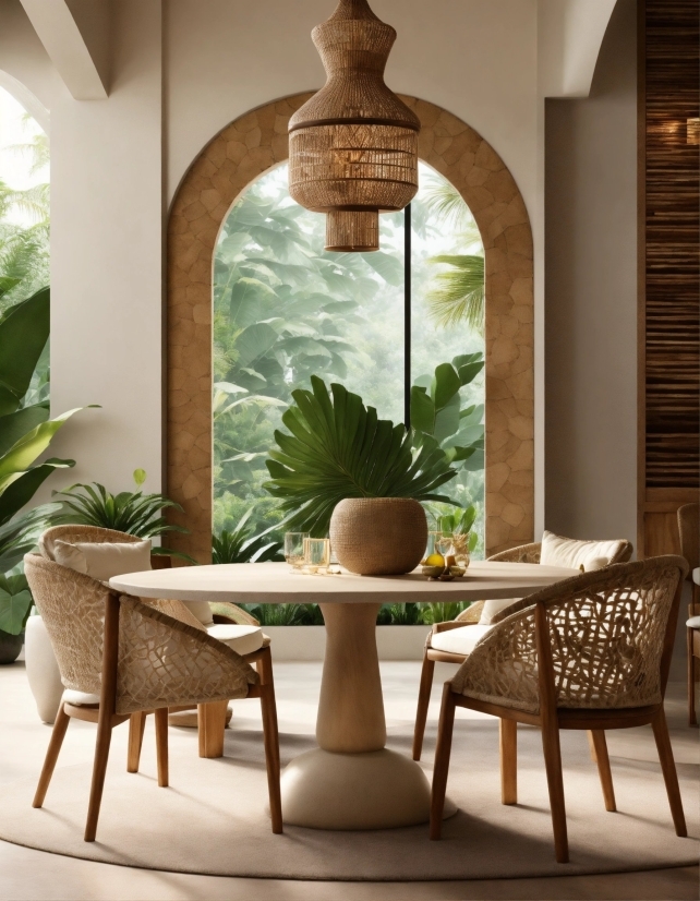 Plant, Furniture, Table, Property, Building, Chair