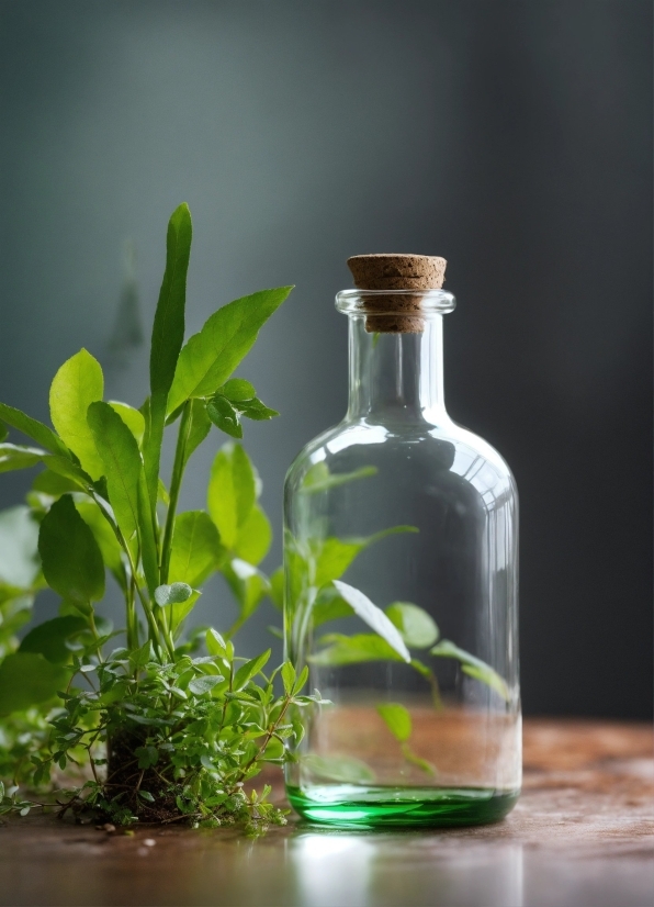Plant, Liquid, Drinkware, Bottle, Light, Glass Bottle