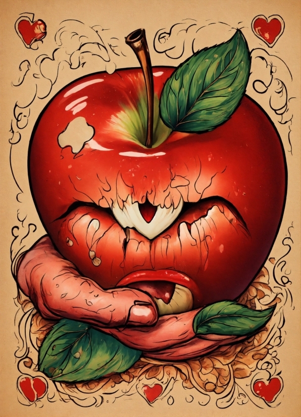 Plant, Mouth, Organism, Cartoon, Natural Foods, Fruit