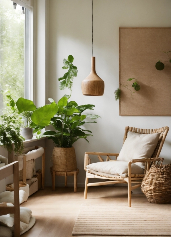 Plant, Property, Building, Furniture, Houseplant, Window