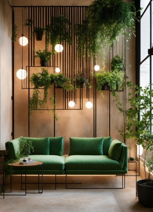 Plant, Property, Furniture, Couch, Light, Building