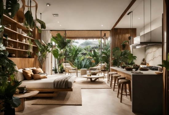 Plant, Property, Furniture, Couch, Table, Living Room