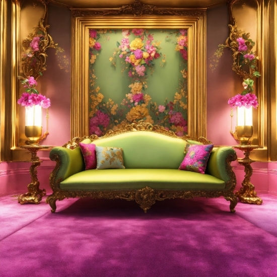 Plant, Property, Furniture, Flower, Decoration, Purple