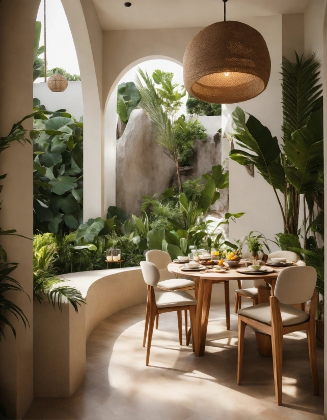 Plant, Property, Furniture, Table, Interior Design, Shade