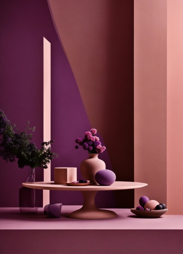 Plant, Purple, Interior Design, Violet, Pink, Line
