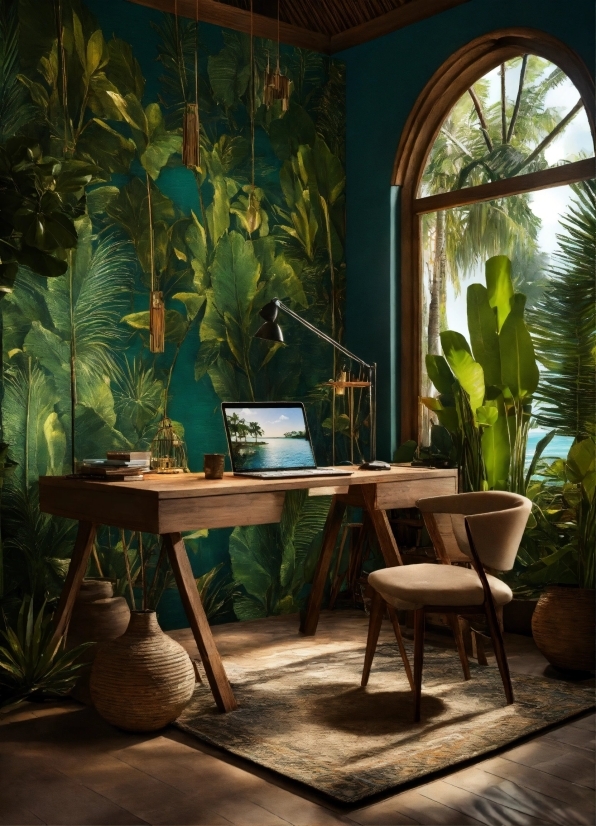 Plant, Table, Property, Building, Leaf, Azure