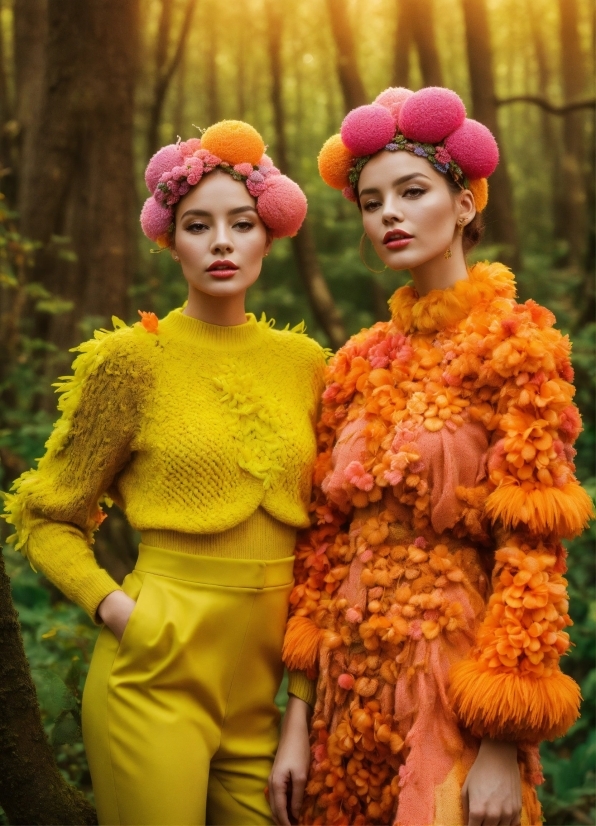Plant, Textile, People In Nature, Entertainment, Yellow, Performing Arts