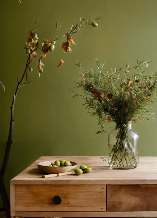 Premium Stock Footage, Plant, Flower, Table, Leaf, Branch