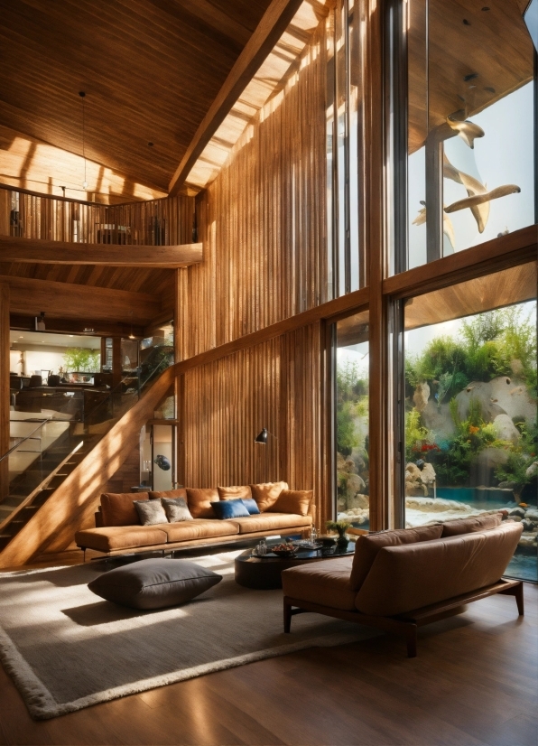 Property, Building, Window, Wood, Couch, Interior Design