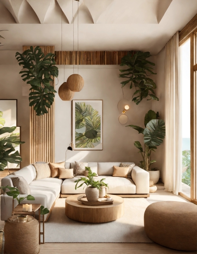 Property, Couch, Plant, Furniture, Interior Design, Shade