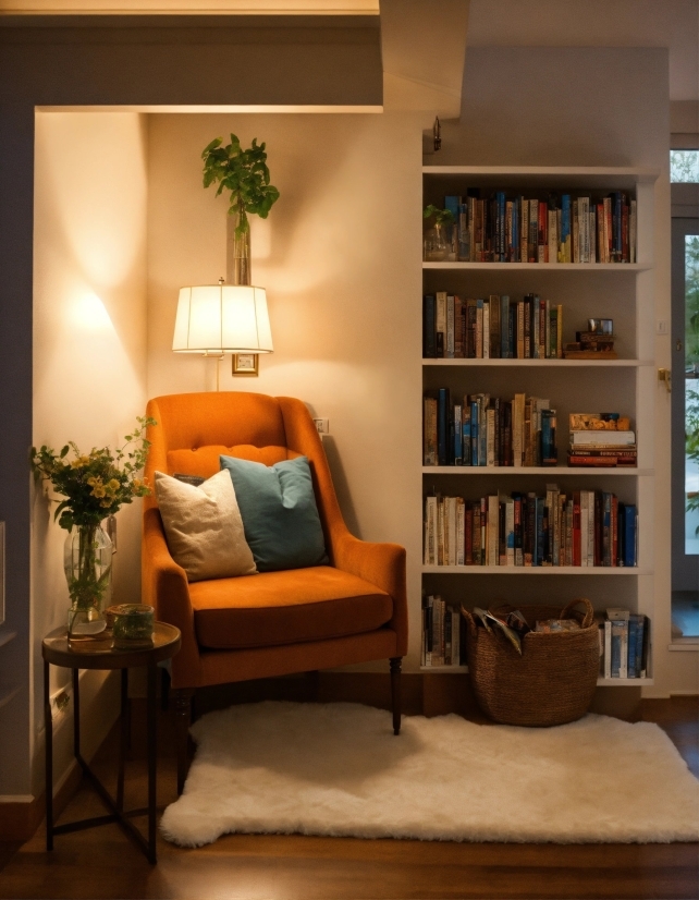 Property, Furniture, Plant, Bookcase, Shelf, Wood