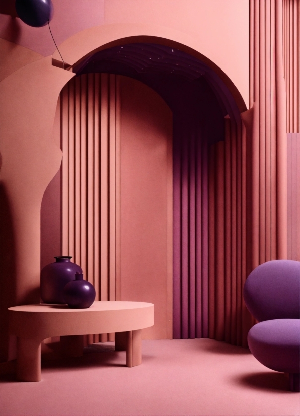 Property, Purple, Lighting, Interior Design, Pink, Violet