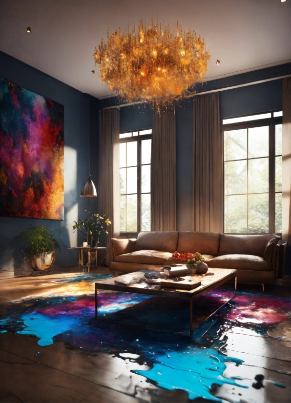 Property, Window, Building, Couch, Lighting, Decoration