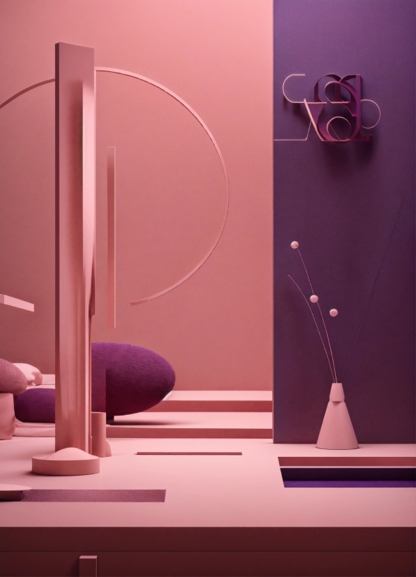 Purple, Interior Design, Violet, Pink, Rectangle, Font