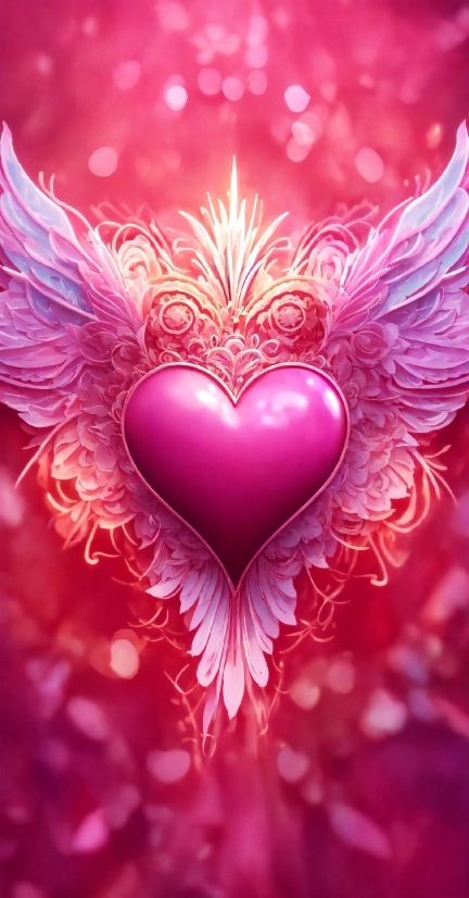 Purple, Organism, Pink, Petal, Magenta, Heart