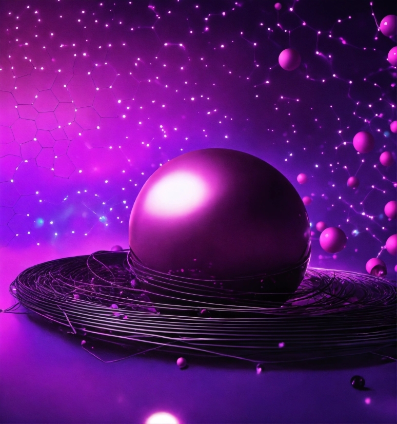 Purple, Violet, Art, Astronomical Object, Visual Effect Lighting, Magenta