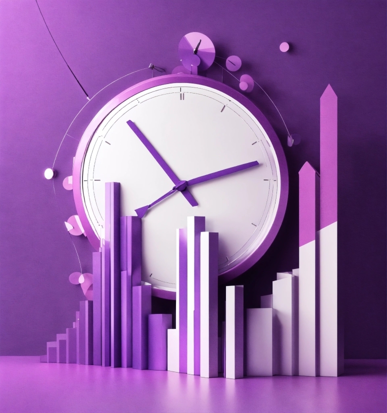 Purple, Violet, Clock, Pink, Font, Magenta