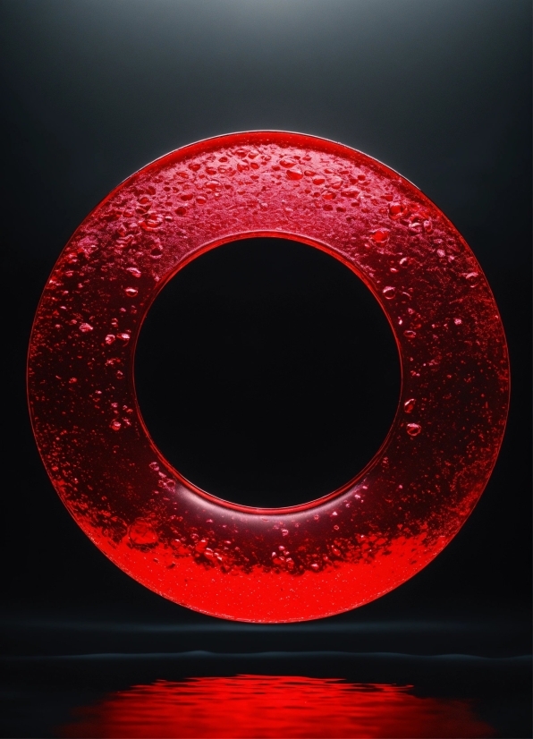 Red, Font, Circle, Art, Magenta, Water