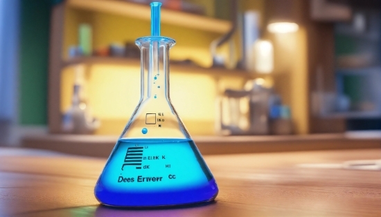 Scale, Liquid, Laboratory Flask, Blue, Fluid, Beaker