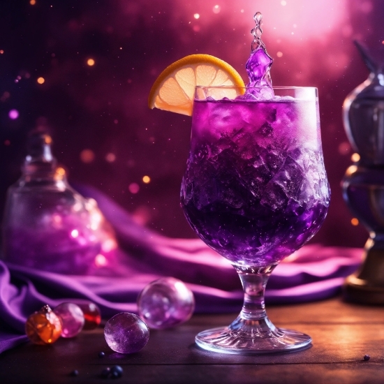 Stemware, Drinkware, Liquid, Cocktail, Purple, Light