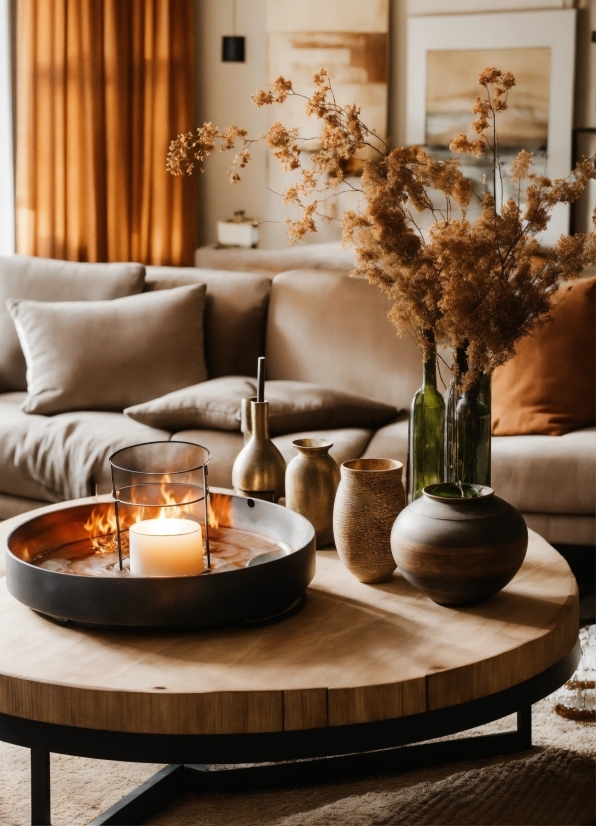 Table, Furniture, Plant, Couch, Comfort, Interior Design