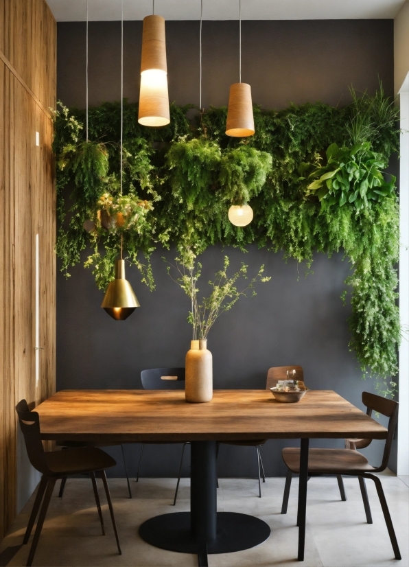 Table, Furniture, Plant, Property, Light, Wood