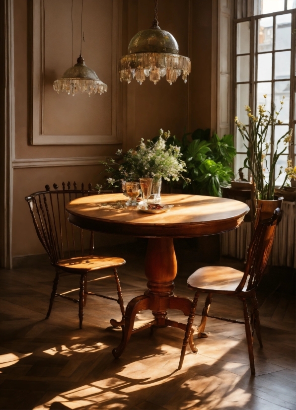 Table, Furniture, Plant, Property, Wood, Chair